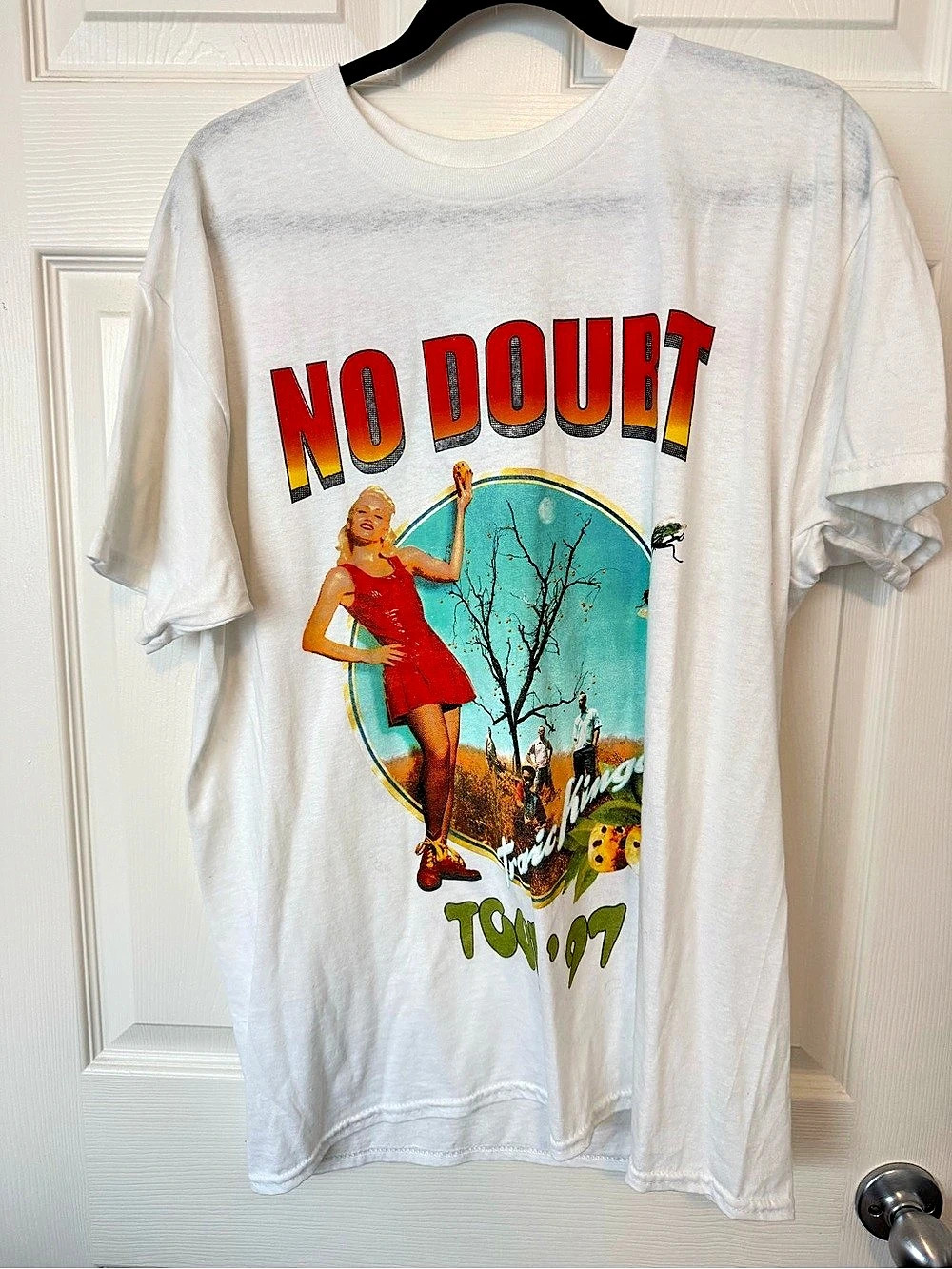 No Doubt Your Kingdom Tour '97 Graphic Tee White Size Large NWT